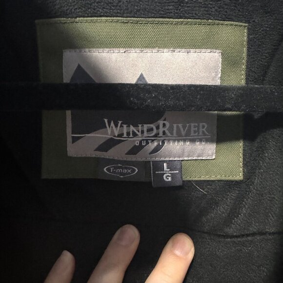 Windriver Tmax heavy winter coat Woman's size large long insulated forest green - Picture 6 of 7